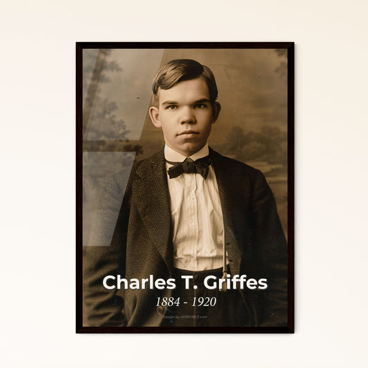 Timeless Elegance: Portrait of Charles T. Griffes (1884-1920) - Exquisite Cinematic Print for Home Décor and Gifting