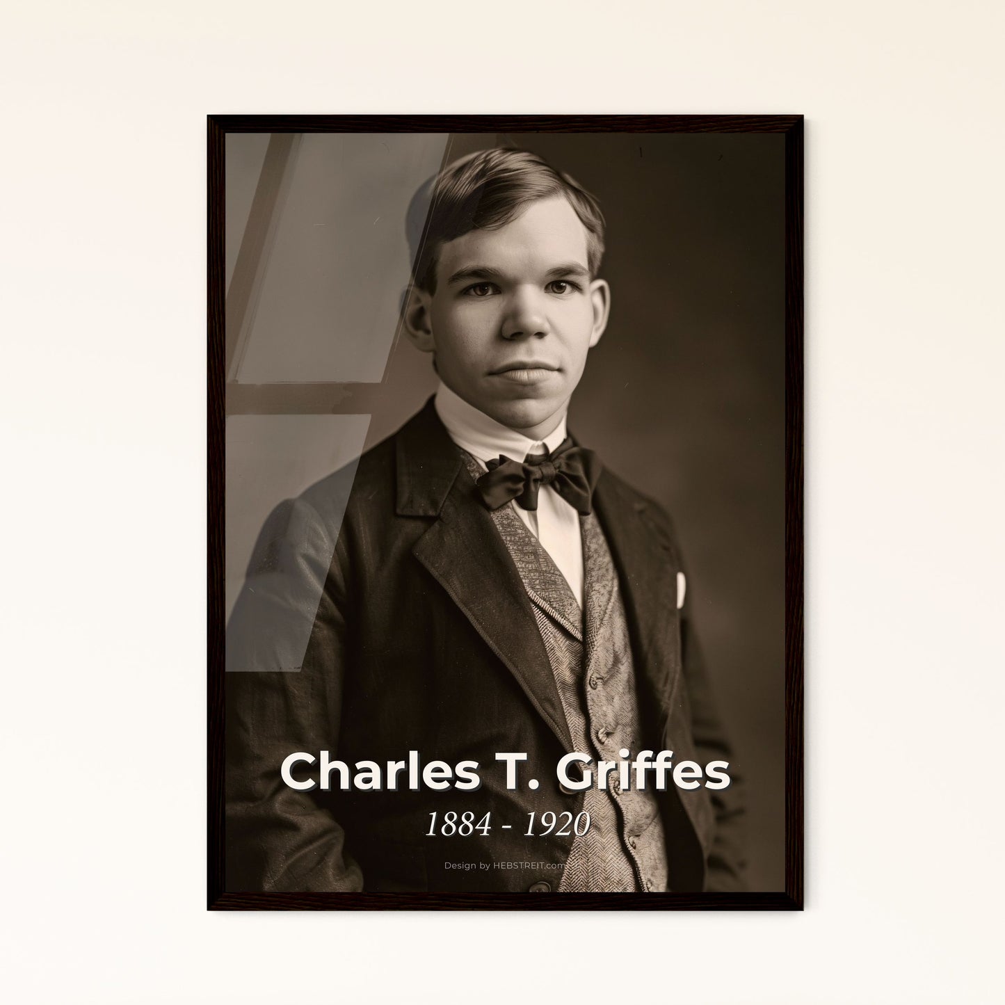 Charles T. Griffes: Iconic American Composer Portrait - Stunning Monochrome Art Print for Timeless Home Decor & Gifting