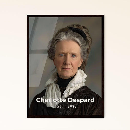 Timeless Portrait of Charlotte Despard (1844-1939): Icon of Social Reform & Women's Education - Elegant Art for Your Space