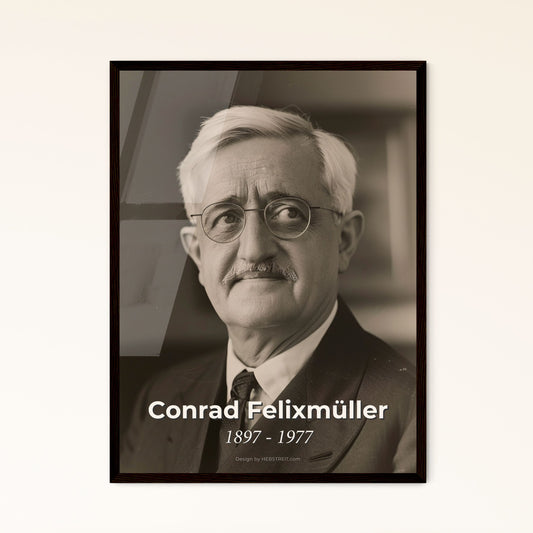 Conrad Felixmüller: Expressive Portrait - Striking High-Quality Print on Aluminum or Framed | Elevate Your Home Decor