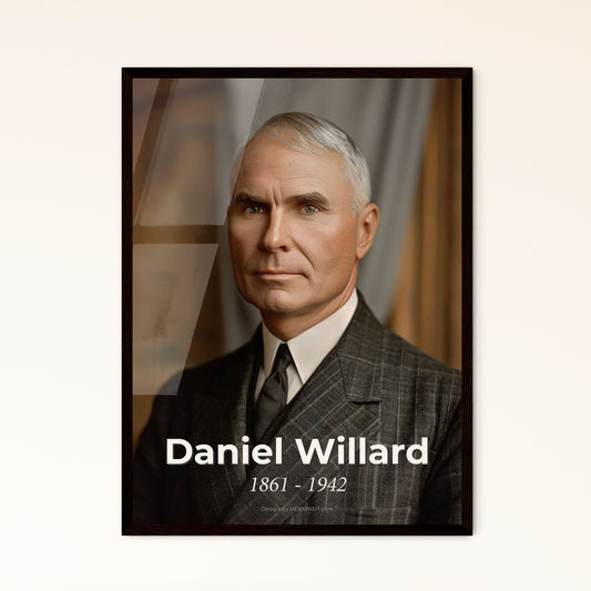 Daniel Willard: Iconic Portrait of an American Railway Visionary - Limited Edition Print for Timeless Home Decor