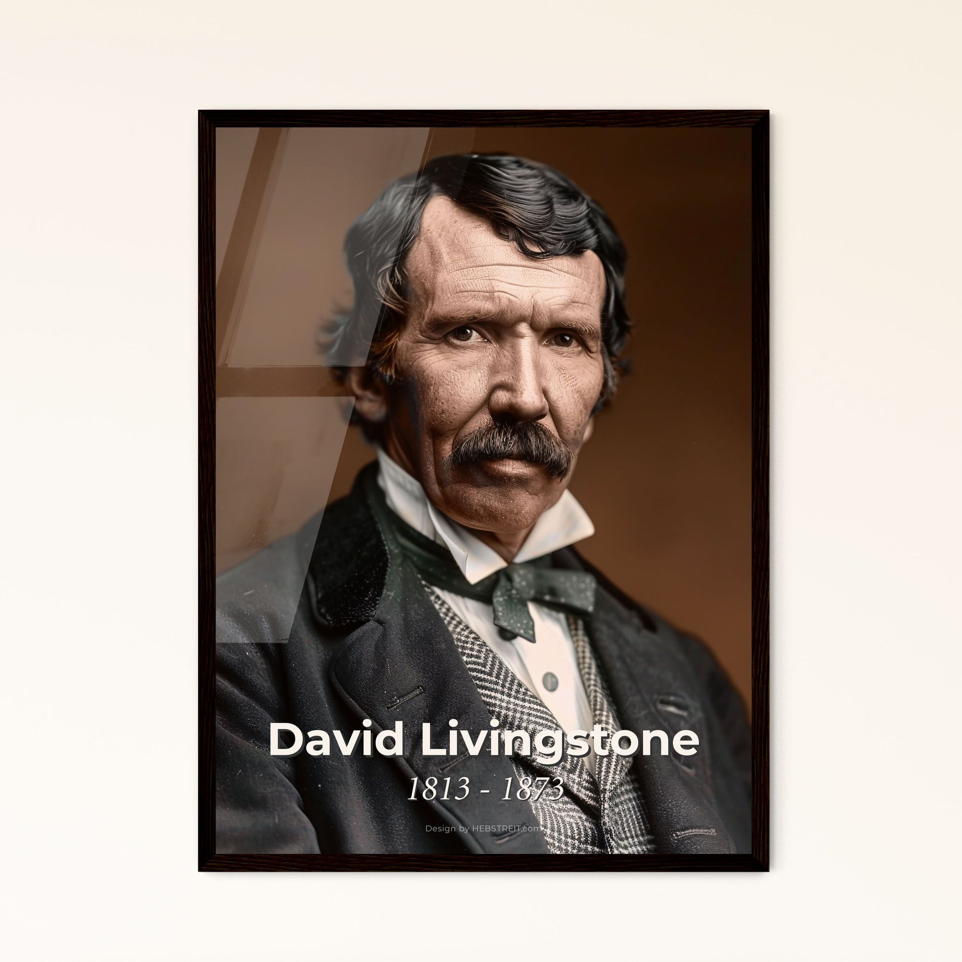 David Livingstone (1813-1873): Iconic British Explorer & Missionary - Stunning Black & White Art Print for Home Decor