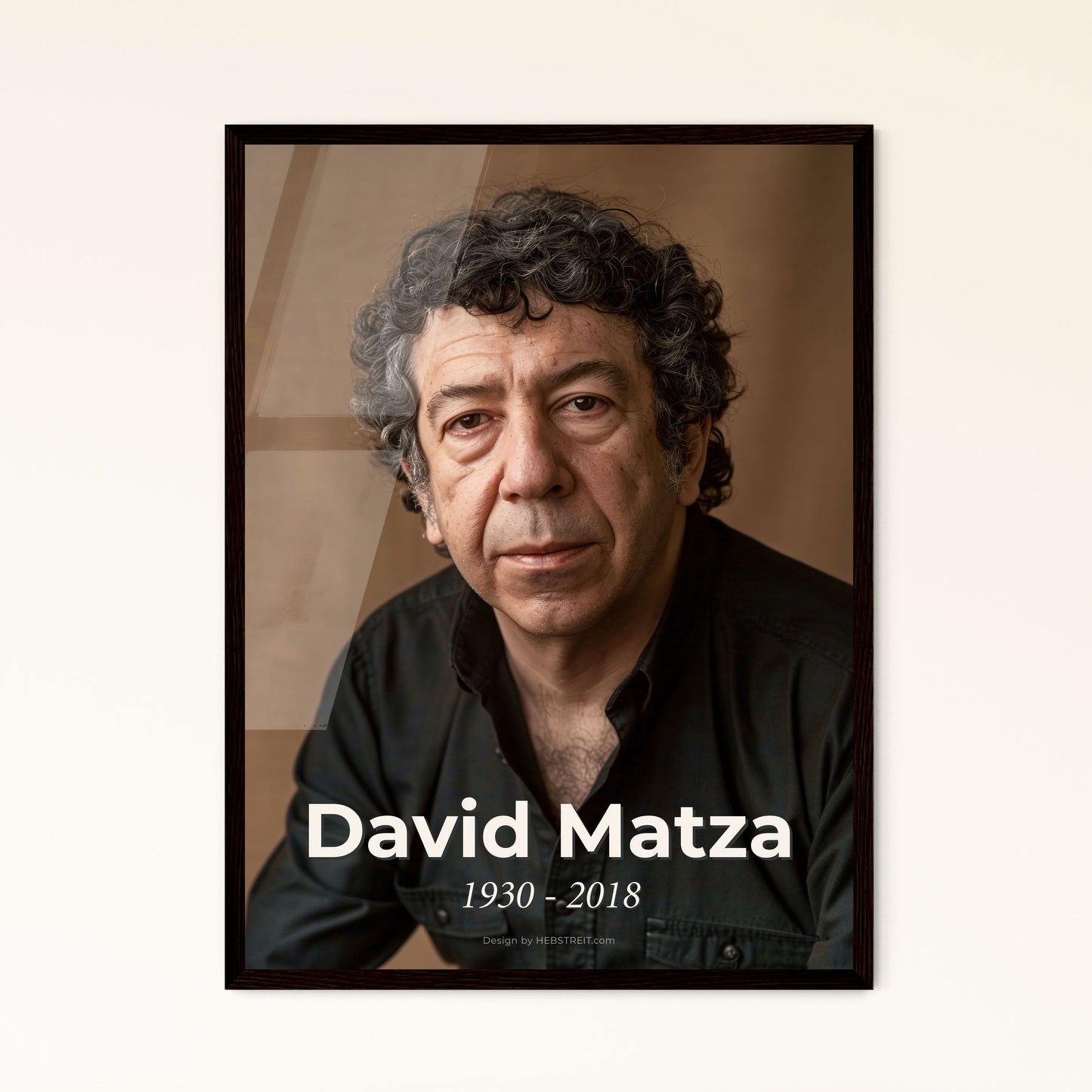 David Matza: Iconic American Criminologist - Elegant Cinematic Print for Home Decor, Stunningly Framed or Aluminum Options