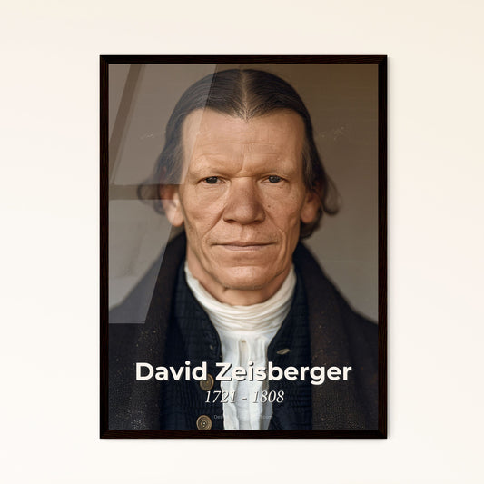 David Zeisberger (1721-1808): Inspiring Moravian Missionary Portrait - Vintage Cinematic Art for Home Decor & Gifting