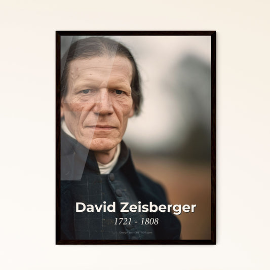 David Zeisberger: Inspiring Moravian Missionary - Stunning Portrait Art Print for Home Decor, Gift, or Collection - High Quality