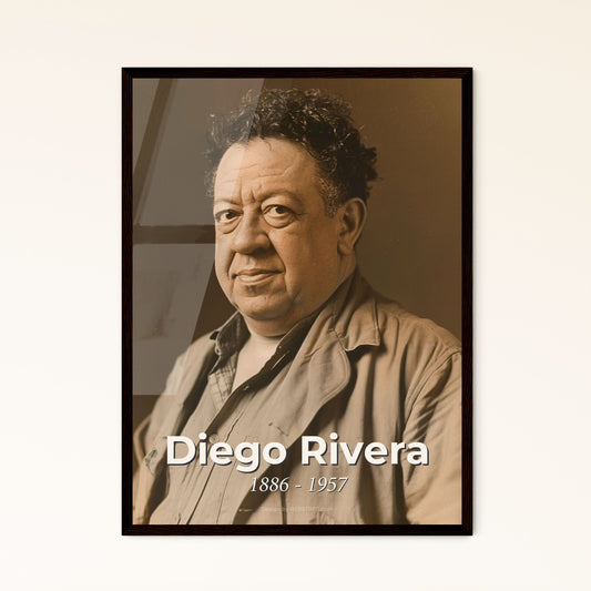 Diego Rivera: Iconic Mexican Muralist - Limited Edition Fine Art Print, Perfect for Home Decor & Unique Gifts - Aluminized Option Available!