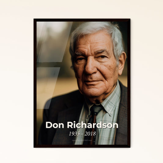 Don Richardson: A Legacy of Faith and Culture - Tribute Print of the Canadian Missionary Who Inspired with ‘Peace Child’