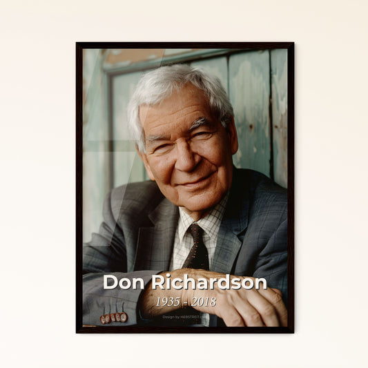 Timeless Tribute: Don Richardson - Visionary Canadian Missionary & Author of 'Peace Child' - Striking Fine Art Print