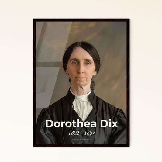 Timeless Tribute to Dorothea Dix: Inspiring Portrait Celebrating Mental Health Advocacy - Stunning Art for Home & Heart