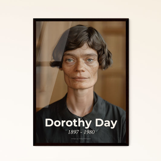 Timeless Tribute: Dorothy Day, Icon of Social Justice - Stunning Ultrarealistic Print for Home Decor & Thoughtful Gifting