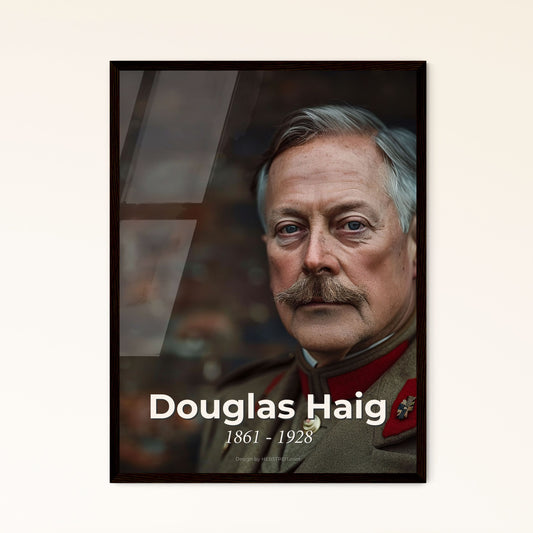 Douglas Haig: A Cinematic Tribute to the British Field Marshal - Striking Monochrome Print for Elegant Home Decor