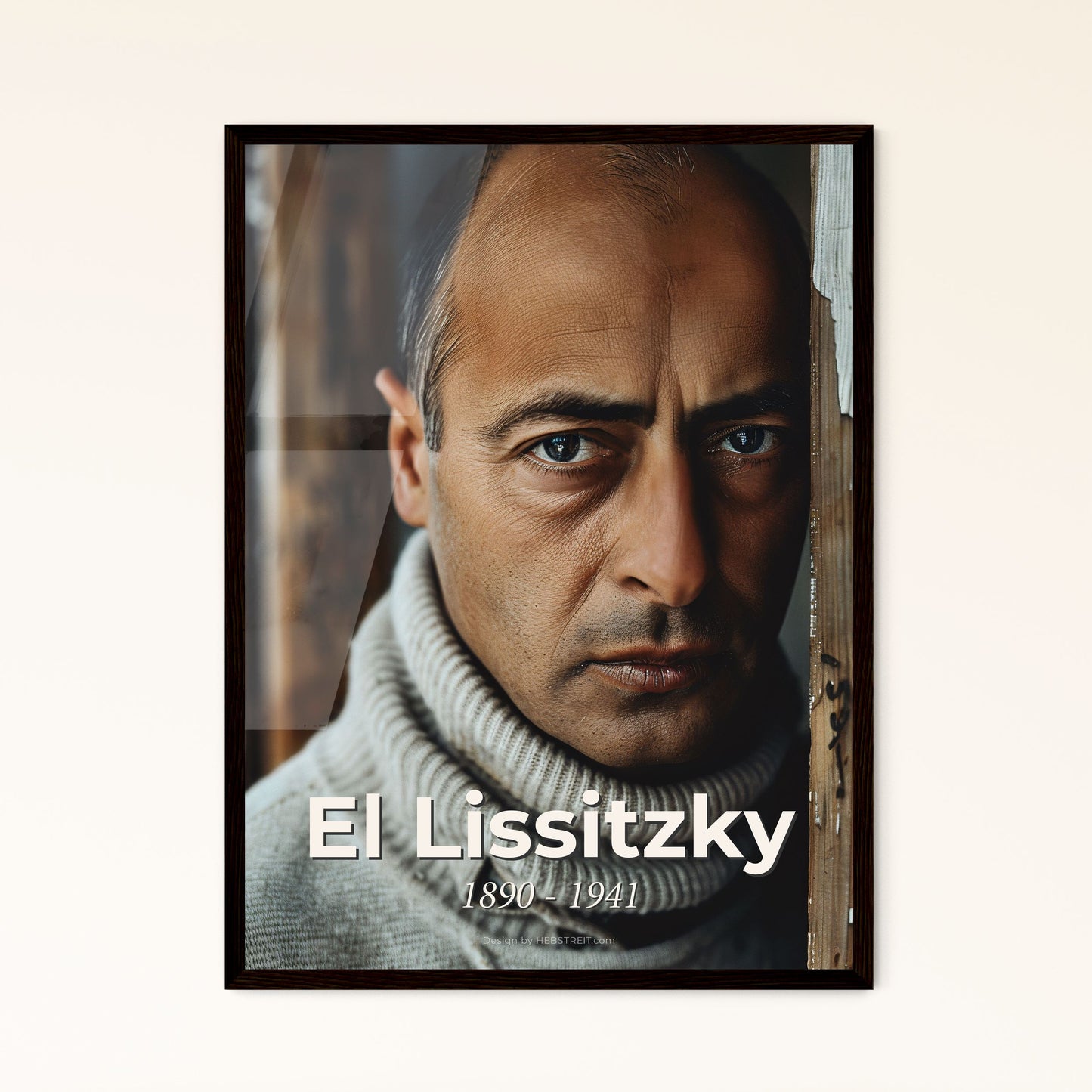 El Lissitzky: Timeless Portrait of a Constructivist Master - Stunning Ultrarealistic Print for Home Decor & Gifting