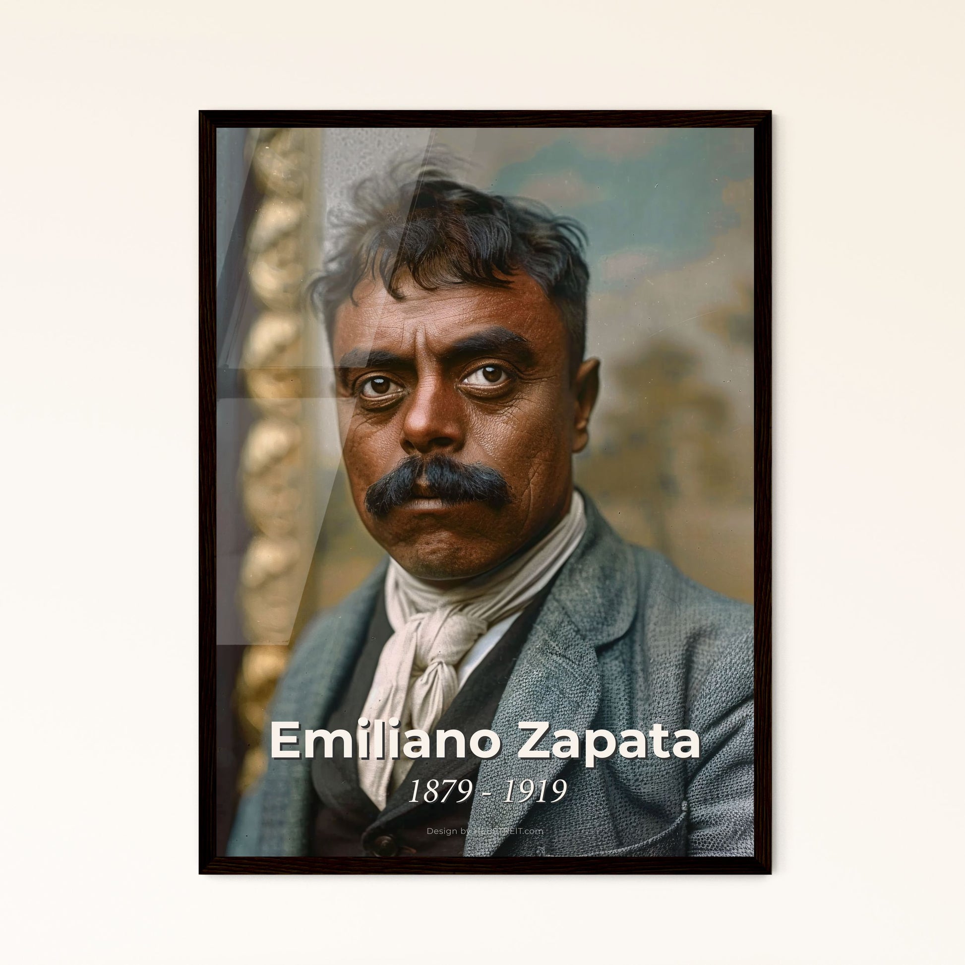 Emiliano Zapata: Iconic Portrait of the Revolutionary Leader - Timeless Art Print for Home Decor & Inspiration