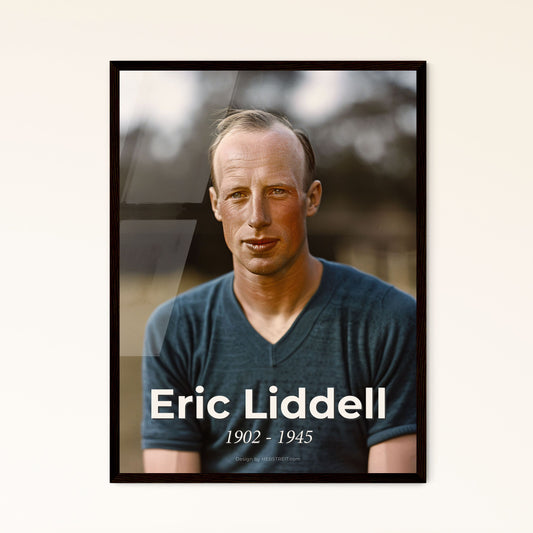 Eric Liddell (1902-1945): Inspiring Olympian & Missionary - Premium Art Print with Rustic Elegance & Cinematic Depth.