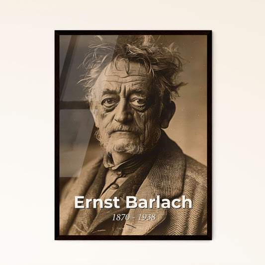 Ernst Barlach: Iconic Expressionist Sculptor (1870-1938) - Stunning Ultrarealistic Print for Home Decor & Gift Giving
