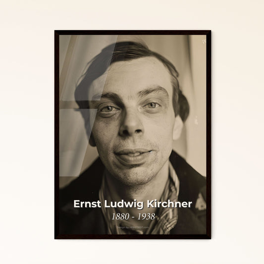 Ernst Ludwig Kirchner: Captivating Expressionist Portrait - Vibrant Art Print, Framed or Aluminum - Perfect for Home Decor!