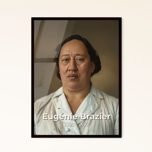 Eugénie Brazier: Culinary Pioneer - The First Woman to Earn Three Michelin Stars - Authentic Portrait in Timeless Elegance