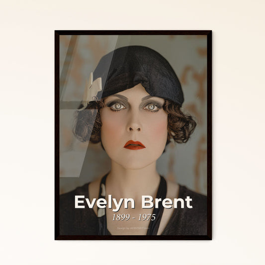 Evelyn Brent: Flapper Icon & Silver Screen Star - Stunning Portrait Print for Timeless Home Decor & Art Enthusiasts