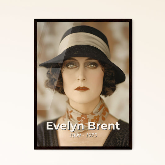 Evelyn Brent: Timeless Flapper Glamour - Stunning Portrait Print, Perfect for Home Decor or Unique Gift, High-Quality Film Photography