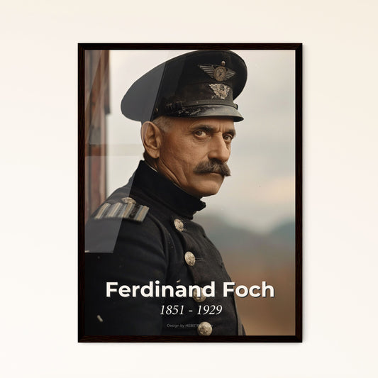 Ferdinand Foch: Captivating Portrait of the Supreme Allied Commander - Timeless Art Print in High Resolution & Elegant Framing Options