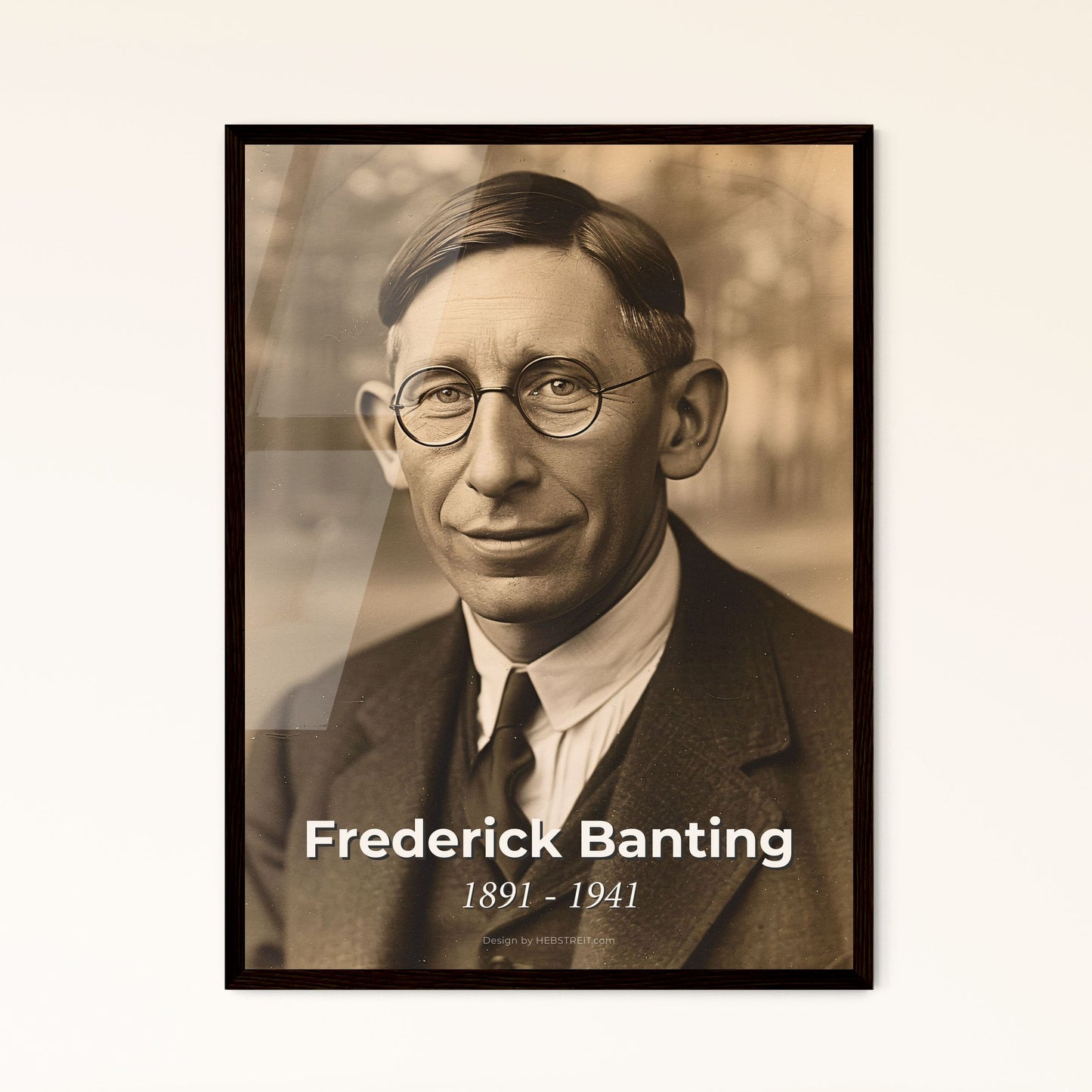 Celebrating Frederick Banting: A Tribute to the Co-Discoverer of Insulin - Exquisite Art Print for Home Decor & Gifting