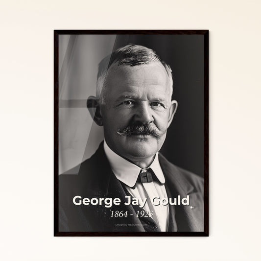George Jay Gould: Visionary Financier & Rail Pioneer – Exquisite Ultrarealistic Print, Perfect for Home Decor & Unique Gifts
