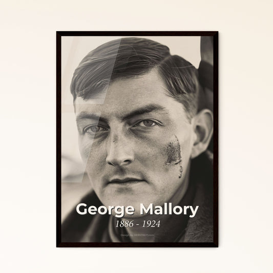George Mallory: The Enigmatic Everest Pioneer - Timeless Portrait in Cinematic Sepia, Perfect for Home Décor or Thoughtful Gifting