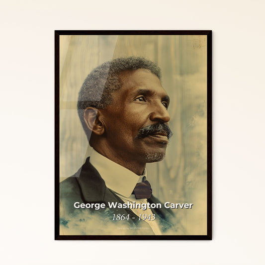 Timeless Tribute: George Washington Carver - Icon of Innovation, Expert in Agriculture | Stunning Art Print for Home Decor