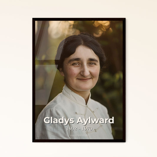 Timeless Tribute to Gladys Aylward: Inspiring Missionary & Orphan Advocate - Exquisite Print for Home Décor and Gifts