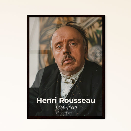 Henri Rousseau: Timeless Portrait of a Self-Taught Master - Achieve Cinematic Elegance with High-Quality Art Prints & Frames
