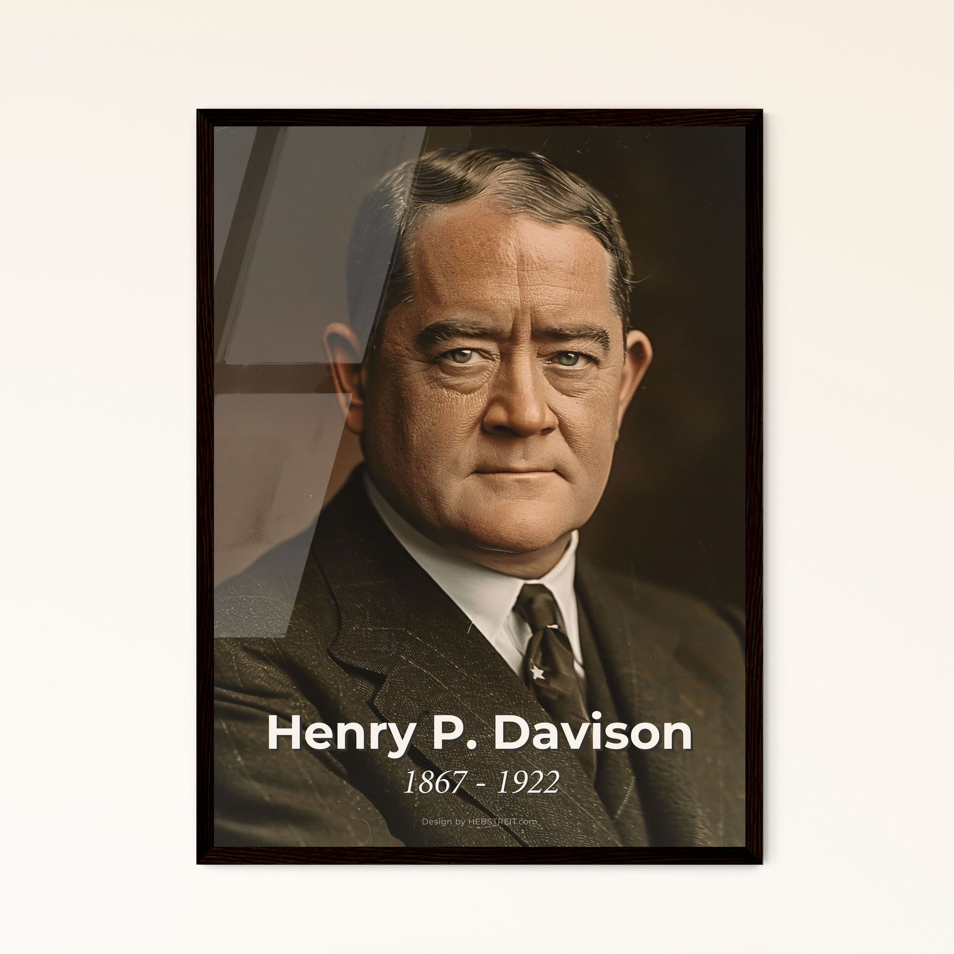Henry P. Davison: An Iconic Portrait of America's Influential Banker, WWI Visionary - A Stunning Art Print for Timeless Elegance