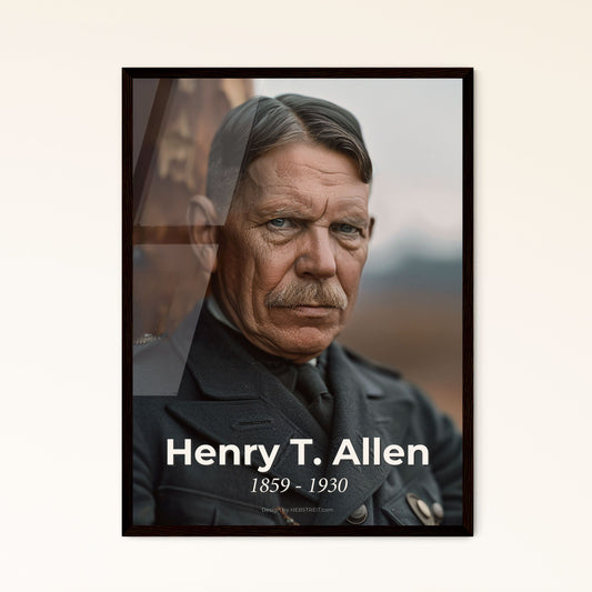 Henry T. Allen: Iconic American Explorer & Army Officer - Vintage-Inspired Portrait on Premium Prints for Timeless Home Decor