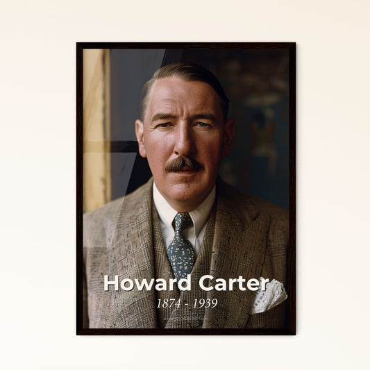 Howard Carter: The Visionary Archaeologist Who Unearthed Tutankhamun's Legacy – Stunning Art Print for Your Collection or Home