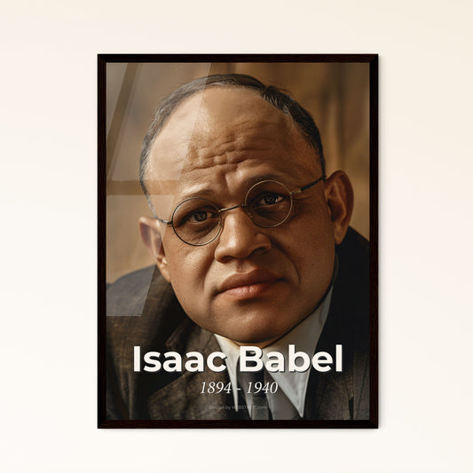 Timeless Portrait of Isaac Babel: Iconic Russian Writer (1894-1940) in Cinematic Ultra-Realism – Ideal for Home Decor & Gifts!