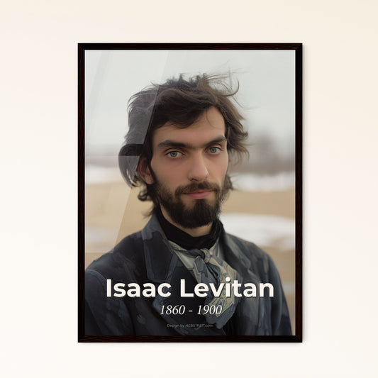 Timeless Elegance: Isaac Levitan-Inspired Rustic Portrait - Evocative Landscape Art Print & Premium Framed Decor Options