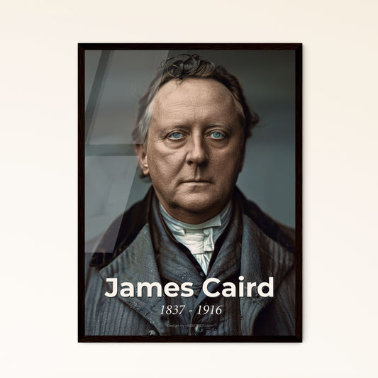 James Caird: Visionary Navigator & Philanthropist—Timeless Portrait in Studio-Quality Sepia for Exclusive Home Décor