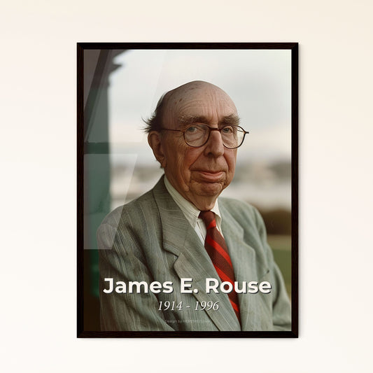 James E. Rouse, Visionary Urban Developer: A Cinematic Tribute to Innovation in Columbia & Faneuil Hall - Fine Art Print