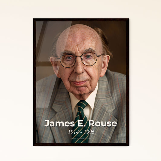 Tribute to James E. Rouse: Visionary Urban Developer - Columbia, MD & Faneuil Hall | Cinematic Art Print & Framed Décor