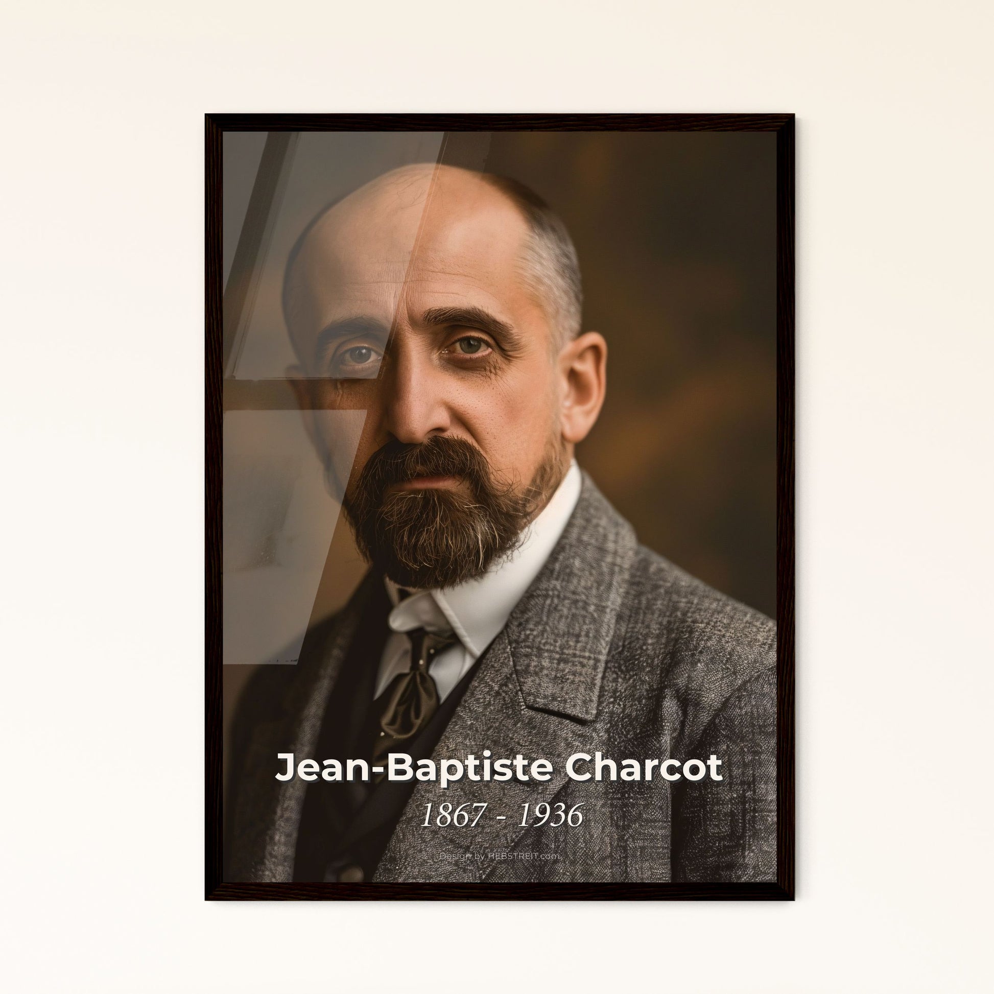 Jean-Baptiste Charcot: Iconic French Polar Explorer - Stunning Ultrarealistic Portrait for Timeless Home Décor & Gifts