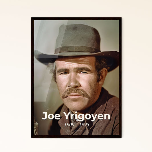 Joe Yrigoyen: Iconic Stuntman & Actor - Limited Edition Art Print, Monochromatic Masterpiece for Home Decor & Gifting