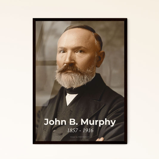 Timeless Tribute: John B. Murphy (1857-1916) - Pioneer of Abdominal Surgery Captured in Cinematic Elegance - Perfect Gift & Decor