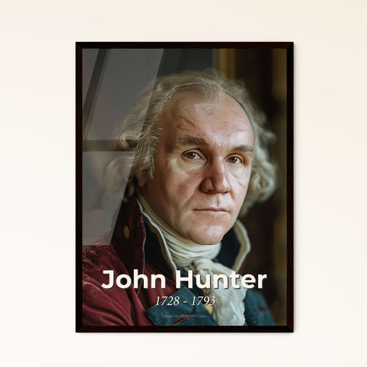 Exquisite Portrait of John Hunter: The Visionary Scottish Surgeon - Timeless Art for Sophisticated Home Decor & Gifting