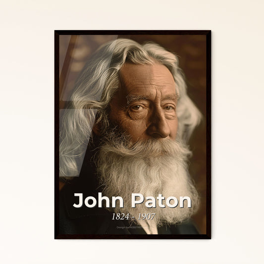 Timeless Portrait of John Paton (1824-1907) - Scottish Missionary to the New Hebrides - Stunning Monochrome Art for Your Home