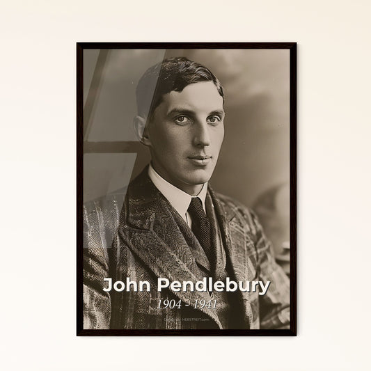 Legendary Archaeologist John Pendlebury: A Vintage Tribute in Monochrome - Perfect for Home Decor & Gift Giving