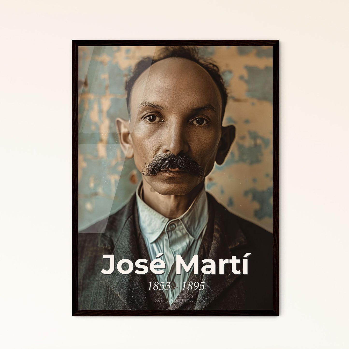 José Martí: Iconic Portrait of Cuba’s Independence Hero - Timeless Art Print, Framed or Aluminum Options for Elegant Décor