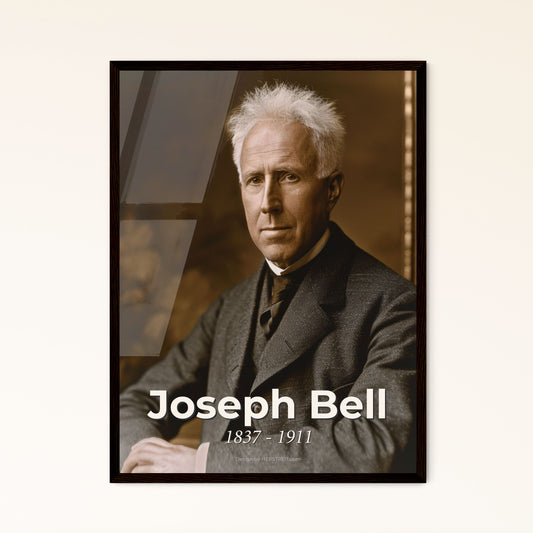 Joseph Bell: Forensic Pioneer & Sherlock Holmes Muse - Exquisite Ultrarealistic Portrait Print for Home Décor & Gifts