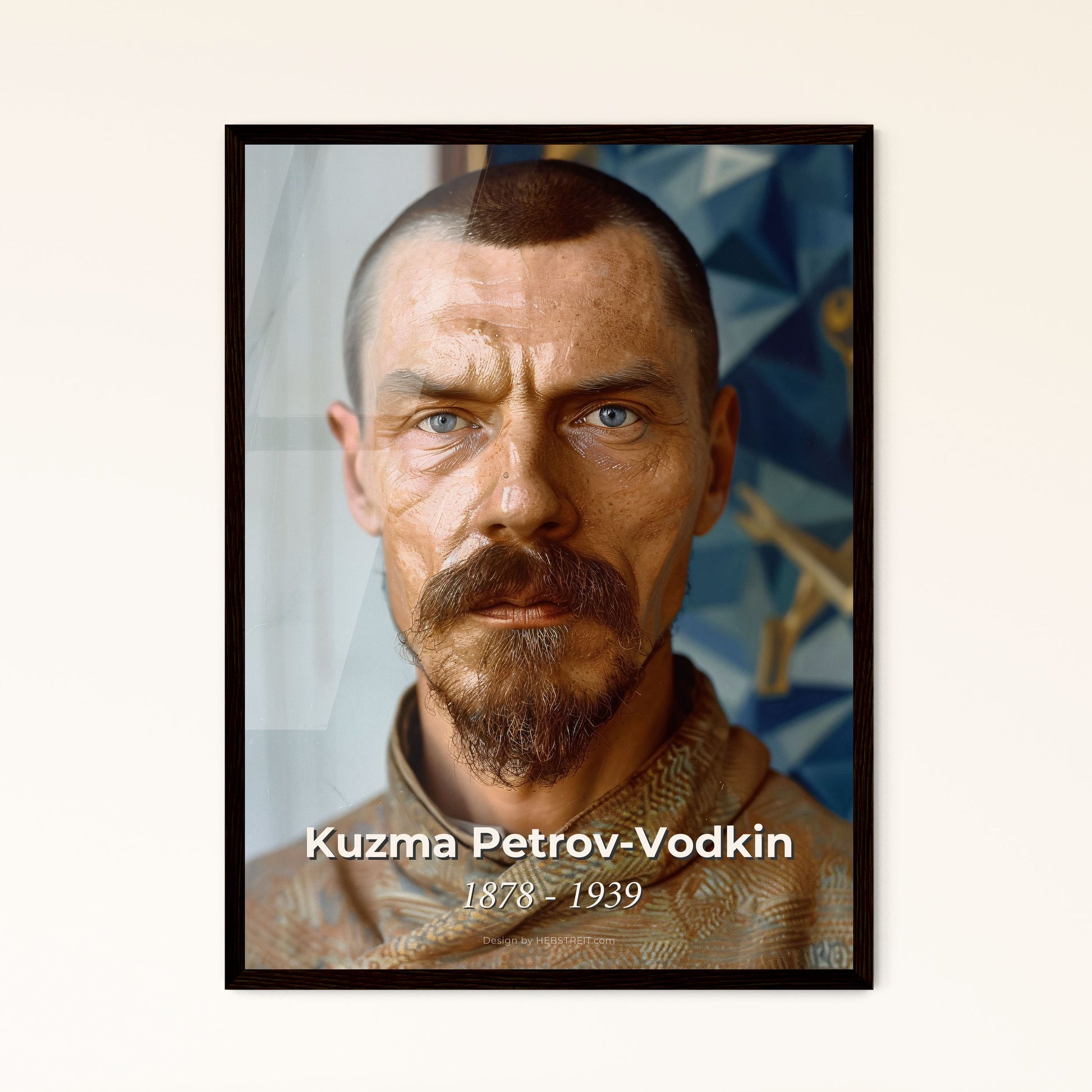 Timeless Essence: Ultra-Realistic Portrait of Kuzma Petrov-Vodkin in Cinematic Sepia - Art for Elevating Home Décor