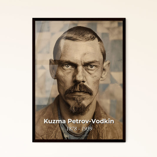 Stunning Portrait of Kuzma Petrov-Vodkin: Mystic Russian Artist - Premium Print & Framed Art for Elegant Home Decor