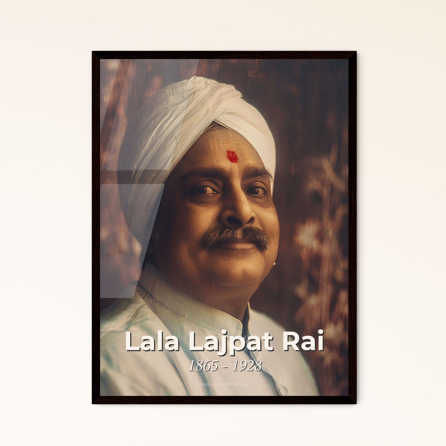 Lala Lajpat Rai: The Lion of Punjab - Iconic Portrait Print for Inspirational Home Decor, Framed Art, or High-Res Aluminum Display