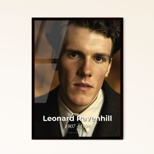 Leonard Ravenhill: Passionate Preacher of Revival – Stunning Cinematic Portrait for Inspired Home Decor & Meaningful Gifts